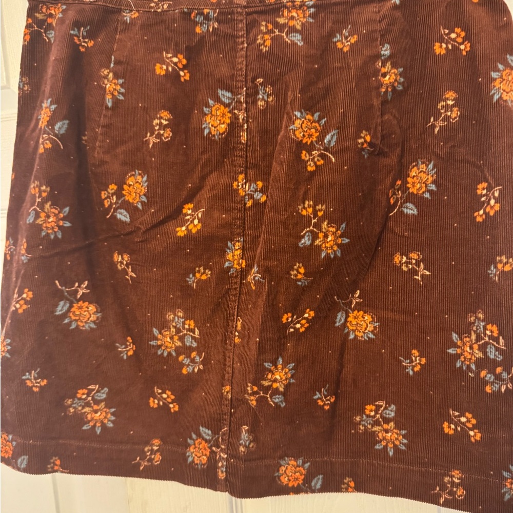 Madewell Brown Mini Skirt